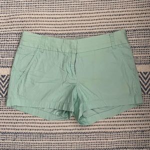 adorable light cyan j. crew chino shorts (size 0)🩵🩵